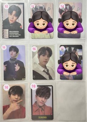 [USED] Straykids Seungmin Trading Cards (5 Cards)