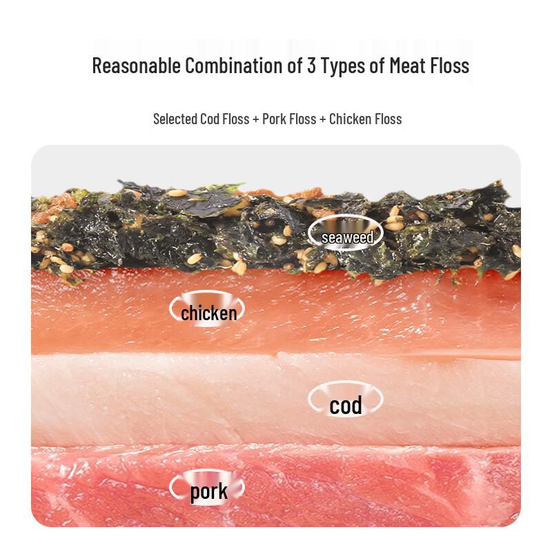 Yiwei Kids' DHA Cod & Calcium Rice Seaweed Flakes