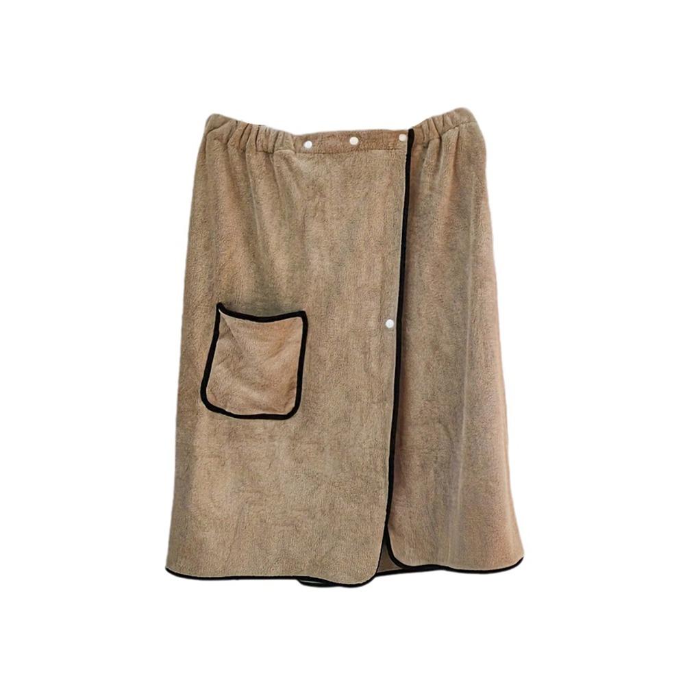 Adjustable Design Bath Wrap Soft Comfortable Highly Absorbent Wearable Towel Quick Dry with Towel Bath Skirt Pool Use