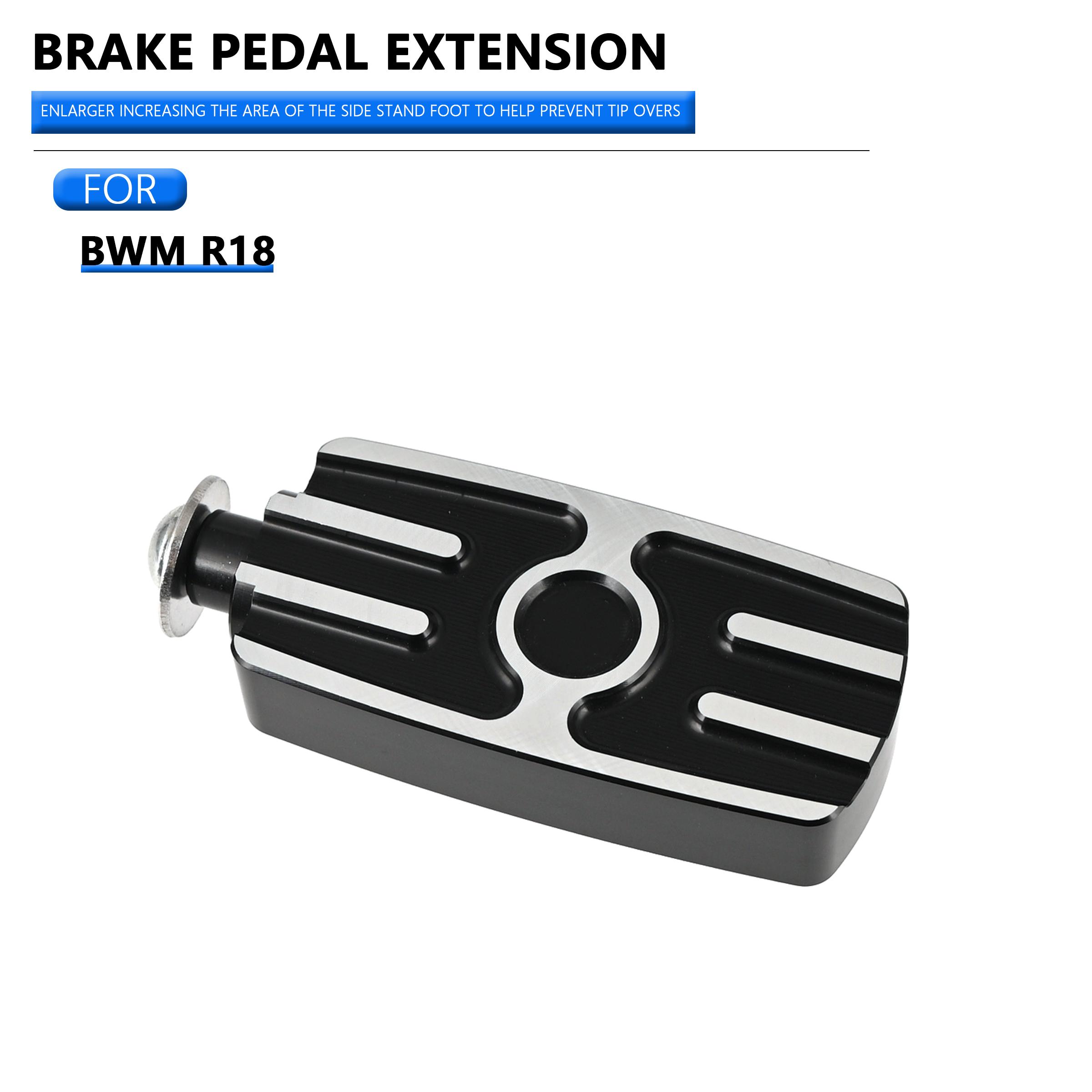 Rear Brake Pedal Pad Shifter Peg Shift Lever Extension Fits For BMW R 18 Classic 100 Years R18B R18 B/Roctane/Transcontinental Electroplated Black