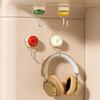 Suction Cup Wall Hook Reusable No Drill Hook with 180-degree Rotating Hook Design for Bathroom