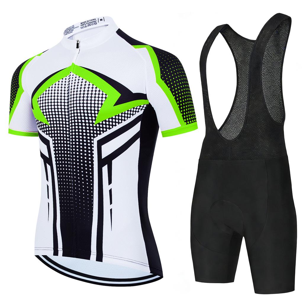 Herren Fahrradbekleidung Mann Fahrradtrikot Mtb Mann Radsportbekleidung Fahrrad für Männer Bycicle Mountainbikes Kurze Trägerhose Radhose Sommer