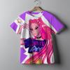 Fashion Casual Kids T-shirt KPop Demon Hunters Cool Girls Tee Top Funny Gift for Fans Tshirt -KPop Demon Hunters Clothes