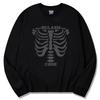 Seupeullaesikodeu Long Sleeve Black - Skeleton