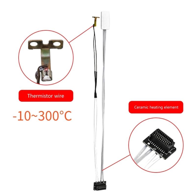 Hotend Heating Assembly Heaters Block With Synthetic Stone Base Prevents Plastic Deformation For 3D Printers