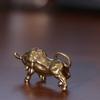 2pcs Twelve Zodiac Mini Cattle Statue Vintage Bull Ornament  Garden Decoration