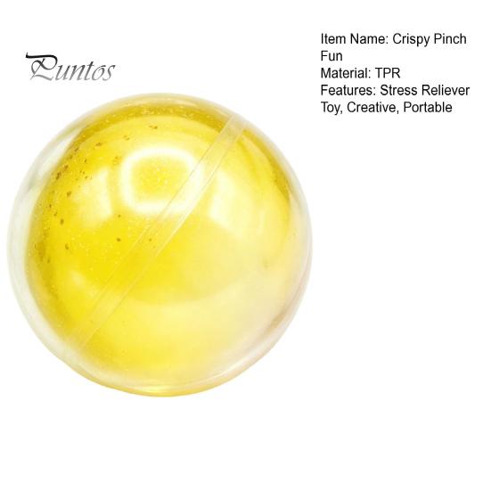 Lustige Fidgets für Kinder Wachknackball Quetschspielzeug, Knackiges taktiles Erlebnis Tragbarer sensorischer Ball, Angstlinderndes Handspielzeug Sicheres TPR Stress