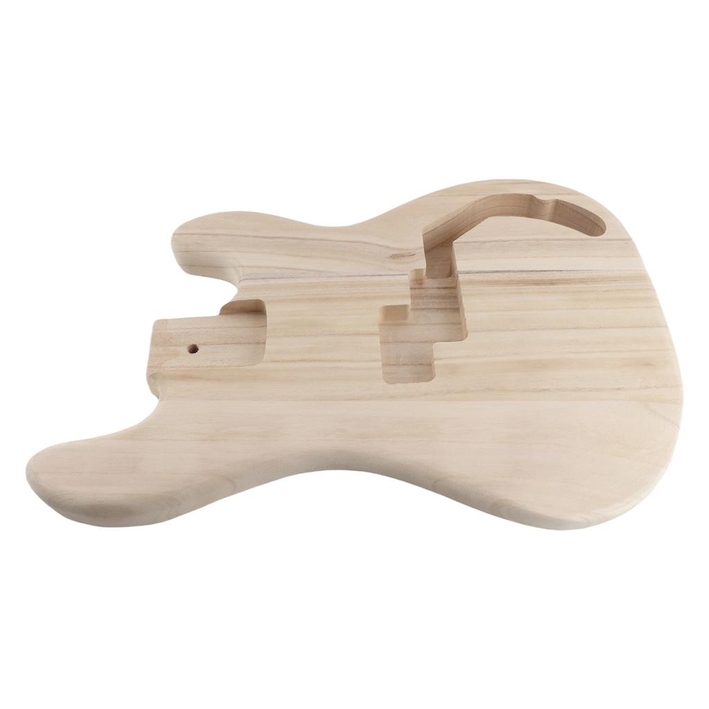 PB T02 Unfinished Electric Guitar Body Sycamore Wood Blank Guitar Barrel for PB Style Bass Guitars DIY Parts