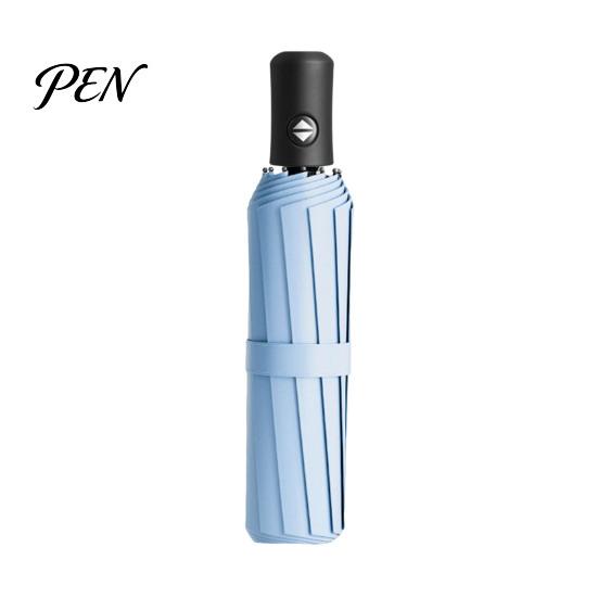Travel Umbrella Automatic Folding with Carabiner Handle, UV Rain Protection Rainproof Umbrella, Windproof Portable for Women Men Easy Open Close