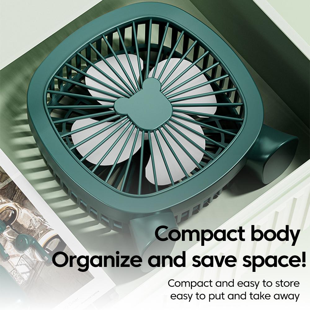 Mini Desktop Fan Portable With USB Direct Plug In Summer Gadget USB Small Fan For Home Desk Office School Outdoor Camping Travel