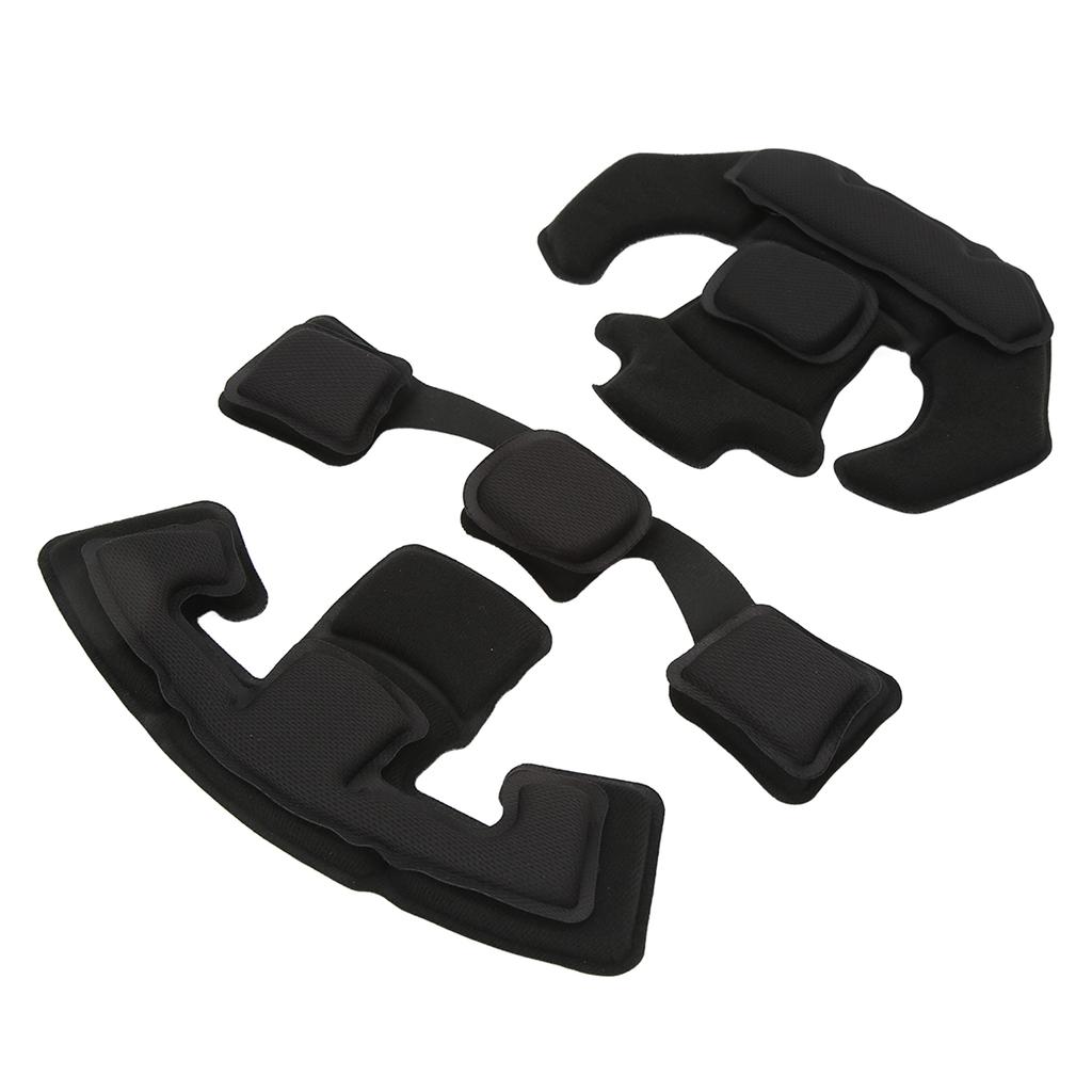 Helmet Cushion Head Pad Protective 2 Layer Memory Foam Cushion Helmet Pad Set for WENDY Black
