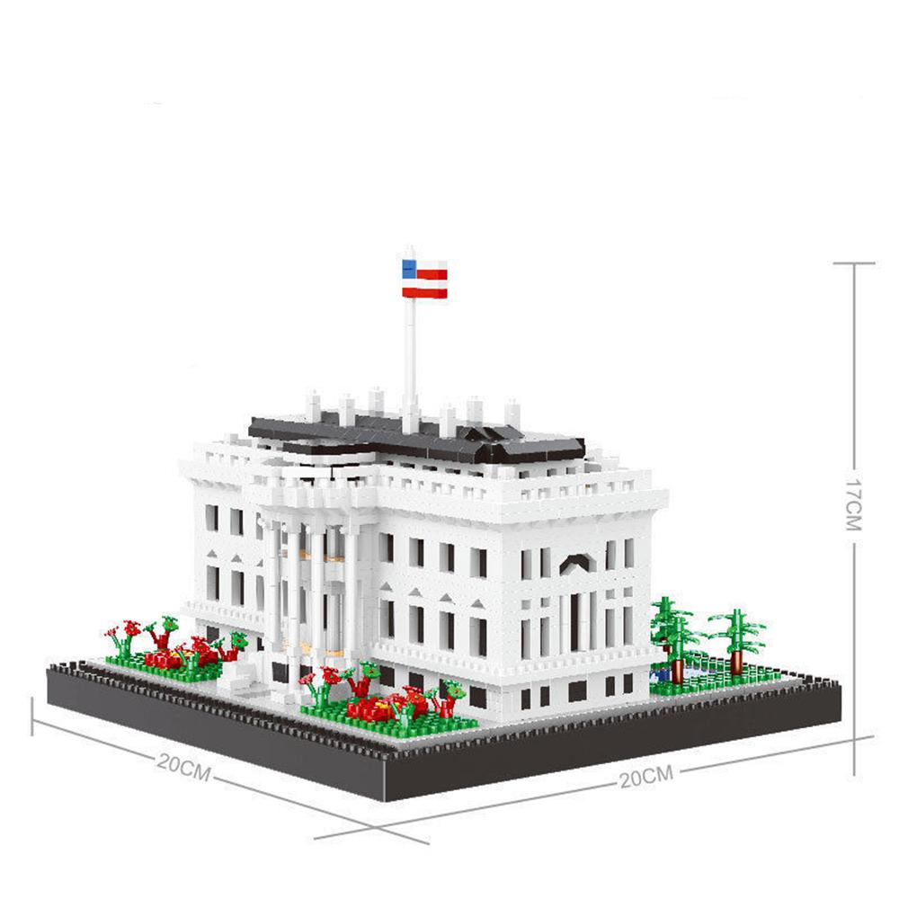 Presidential White House Micro Mini Building Block Toys Set:  Ideal Decorative Piece For Home And Office, Fantastic Gift Item