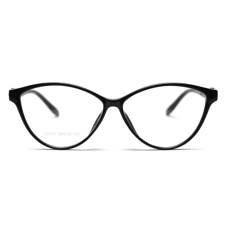 2026 Cat-shaped Myopia Glasses Frame Trendy Girl Personalized Color Matching Flat Mirror Holder