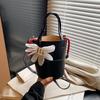 Mini Handbag With Flower Pendant Women's 2025 New Fashion Mobile Phone Bag High-end Small Exquisite Crossbody Bucket Bag