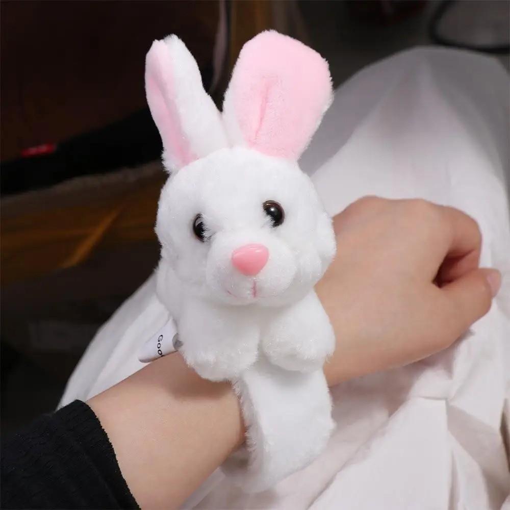Cartoon Animals Slap Bracelet Tiger Rabbit Panda Plush Slap Bracelets Party Gift