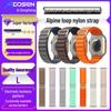 Compatible Alpine Loop Nylon Strap for Apple iWatch Series 10/9 Ultra