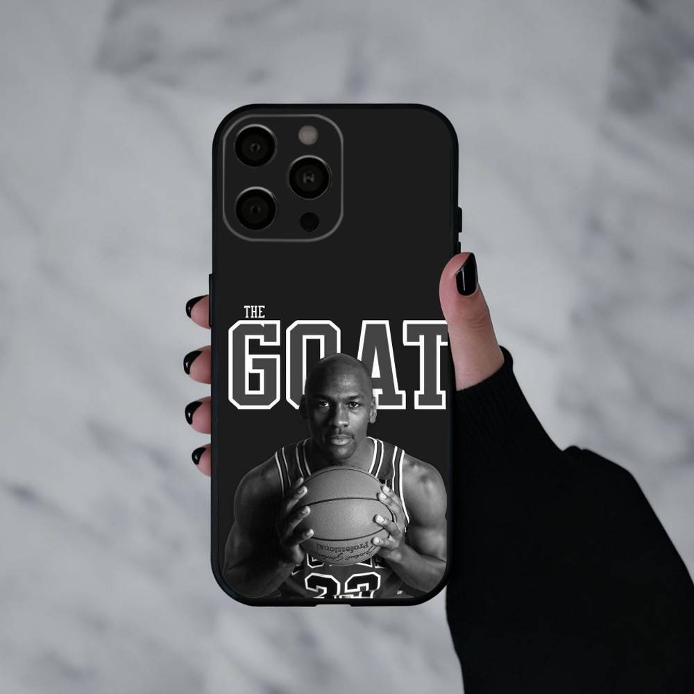 Basketball M-Michael J-Jordan-N Phone Case Silicone Soft For IPhone 17pro 16 15 14 13 12 11 X XR Plus Pro Max Plus