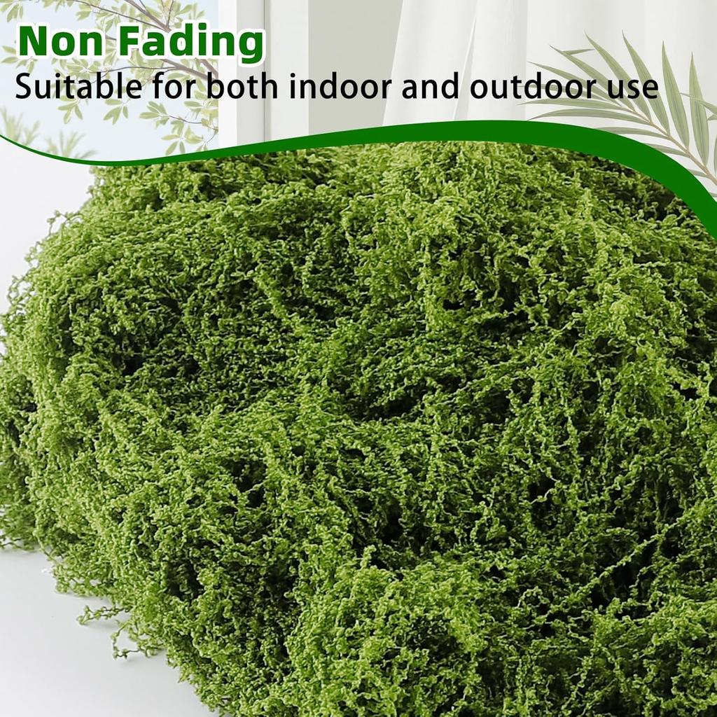 1PACK /200g Simulated Moss Artificial Micro Landscape Ornament Moss Bonsai Potted Plant Decorative Landscaping False Filamentous Wool Moss