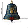250TH Anniversary Bell Ornament Christmas Tree Decoration Craft Decorative Lightweight Xmas Pendant