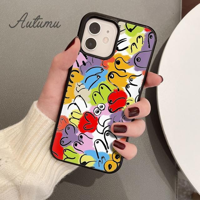Female Body Aesthetic Art Phone Case for iPhone 11 12 13 14 Pro Max Mini XR XS SE 2020 6S 7 8 Plus Samsung Galaxy S21 S22 Cover