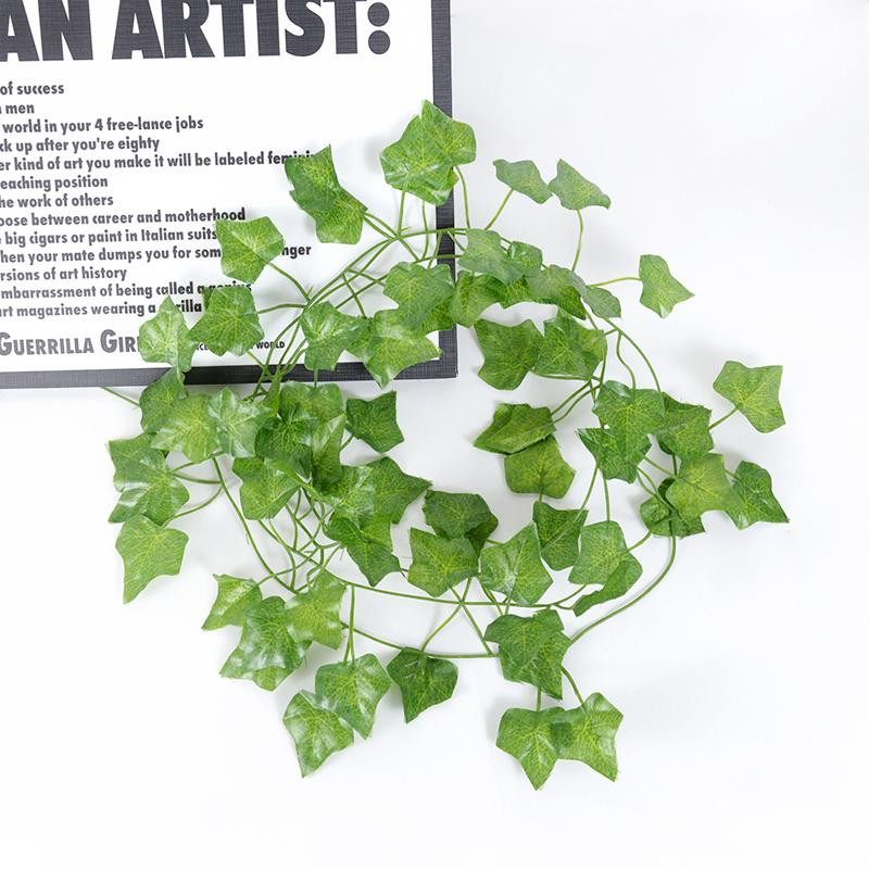 1/3Pcs 2.1m Ivy Green Fake Leaves Garland Artificial Plant Vine Hanging Home Garden Decor Wedding Party Wreath Leaves Supplies