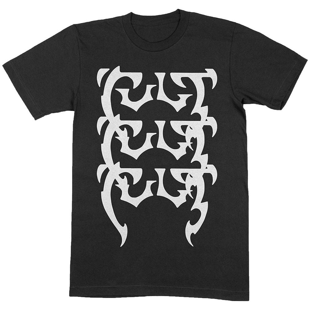 Men s Cult Repeating Logo Slim Fit T-shirt X-Large Black XL