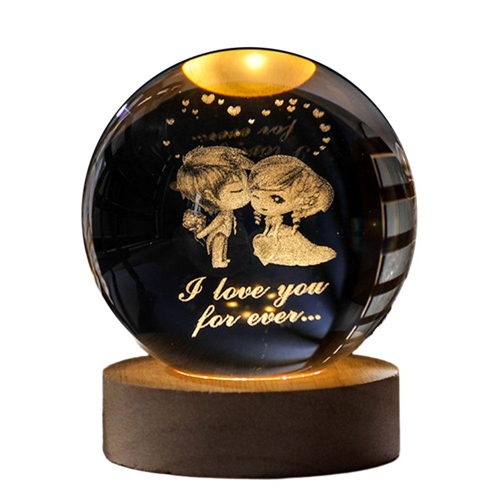 Christmas-Crystal Ball Decoration Astronomy Solar System Planets Moon Astronaut