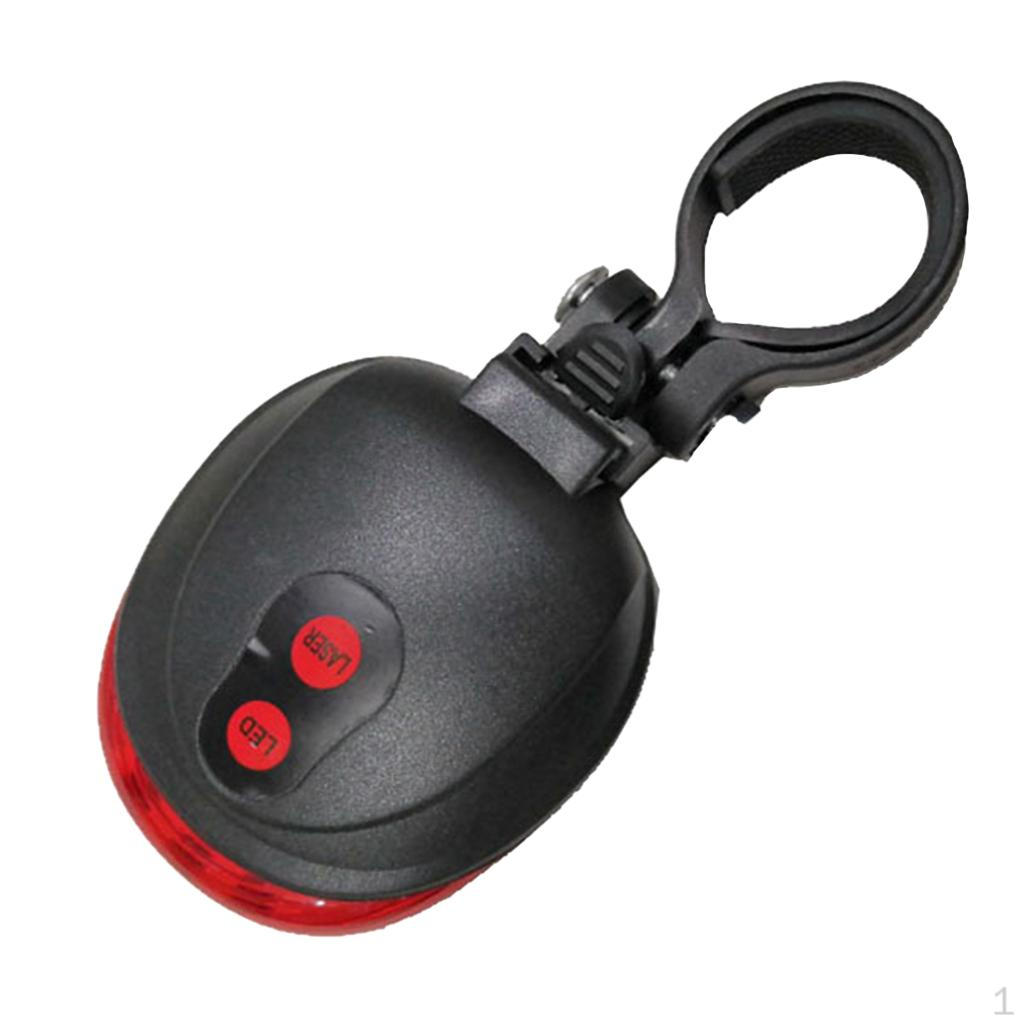 

Bike Rear Taillight Cycling Seatpost Lamp Laser Warning червоний