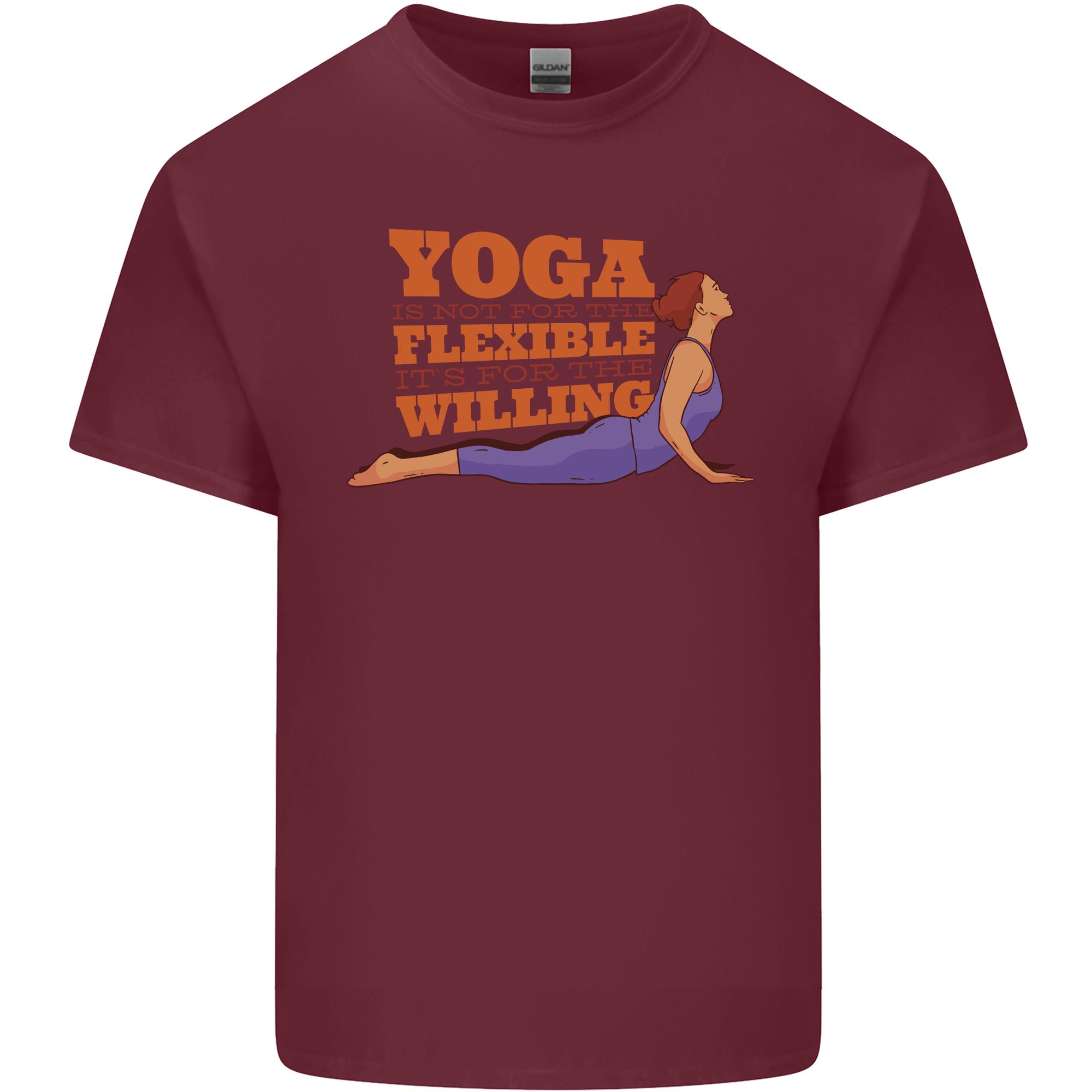 Funny Inspirational Yoga Unisexs Light Cotton TShirt S