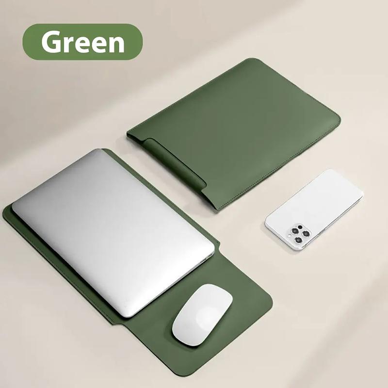

Сумка для ноутбука 16 15 14 13 11 дюймів для Apple Macbook Lenovo Huawei Xiaomi Ноутбук Ipad Air Pro 12.9 Планшет Чохол-конверт для ноутбука 11 inch зелений