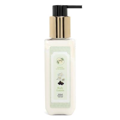 MISKAVEDA Jasmine & Mulberry Body Lotion, Ayurvedic Botanicals, Deep Hydration, Paraben-Free, Pump Bottle, 100ml