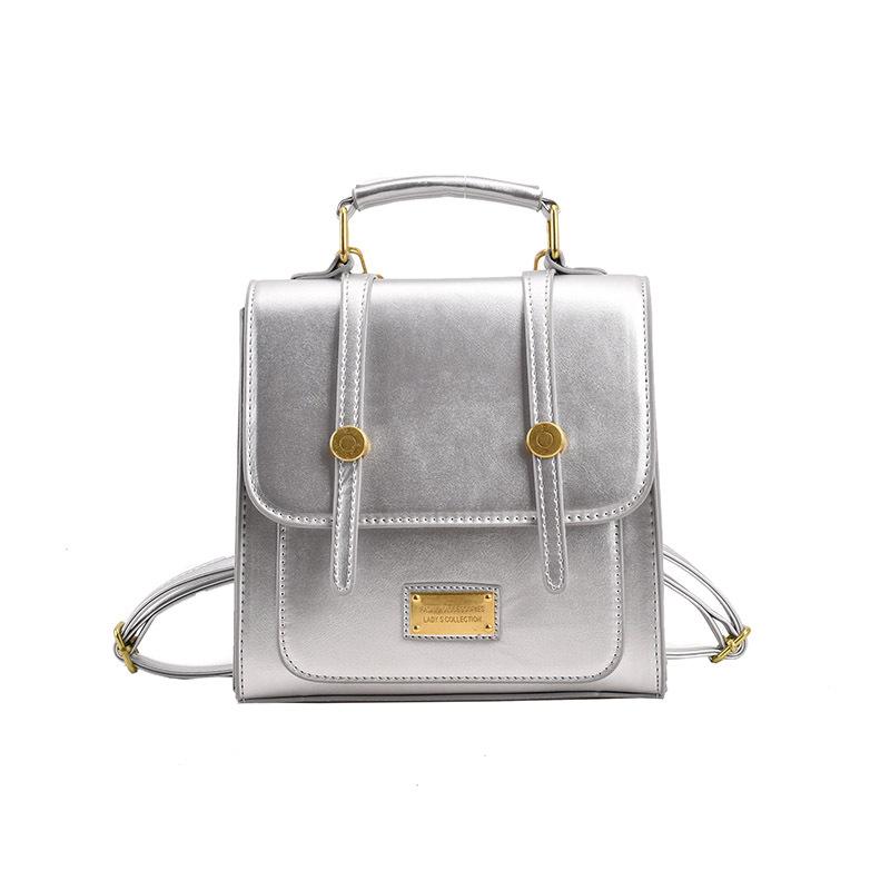Retro commuter texture handbag 2025 spring new versatile backpack messenger bag small square bag