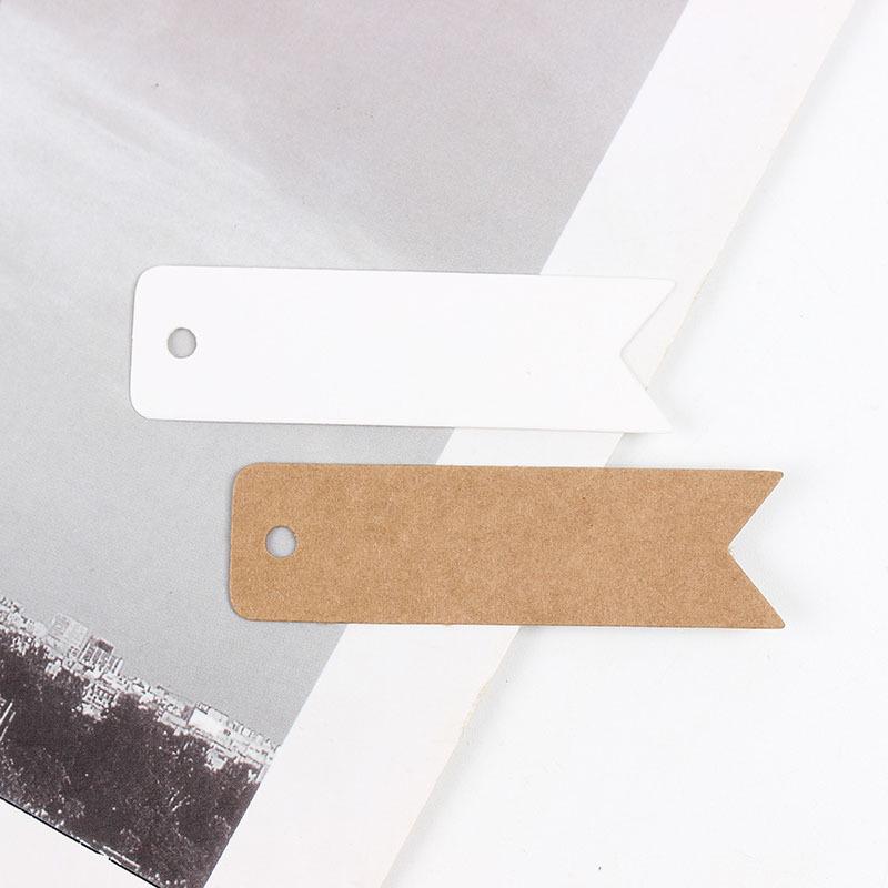 

Настраиваемые пустые белые крафтовые бирки для подвешивания