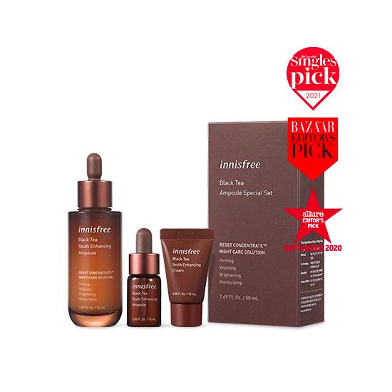 

Innisfree Черный чай в ампулах [Большой объем] 50мл