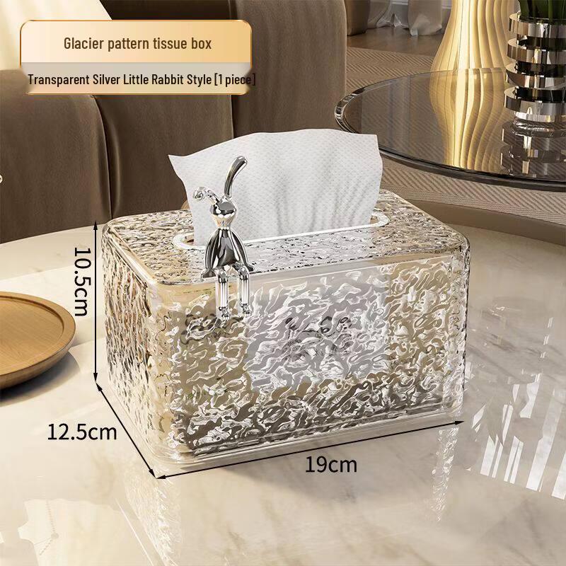 

Light Luxury Rubber Tissue Box