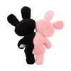 Peluche effrayante Gothique à double tête Crâne Lapin Animal en peluche Jouet lapin Décoration Halloween Cadeau pour enfants