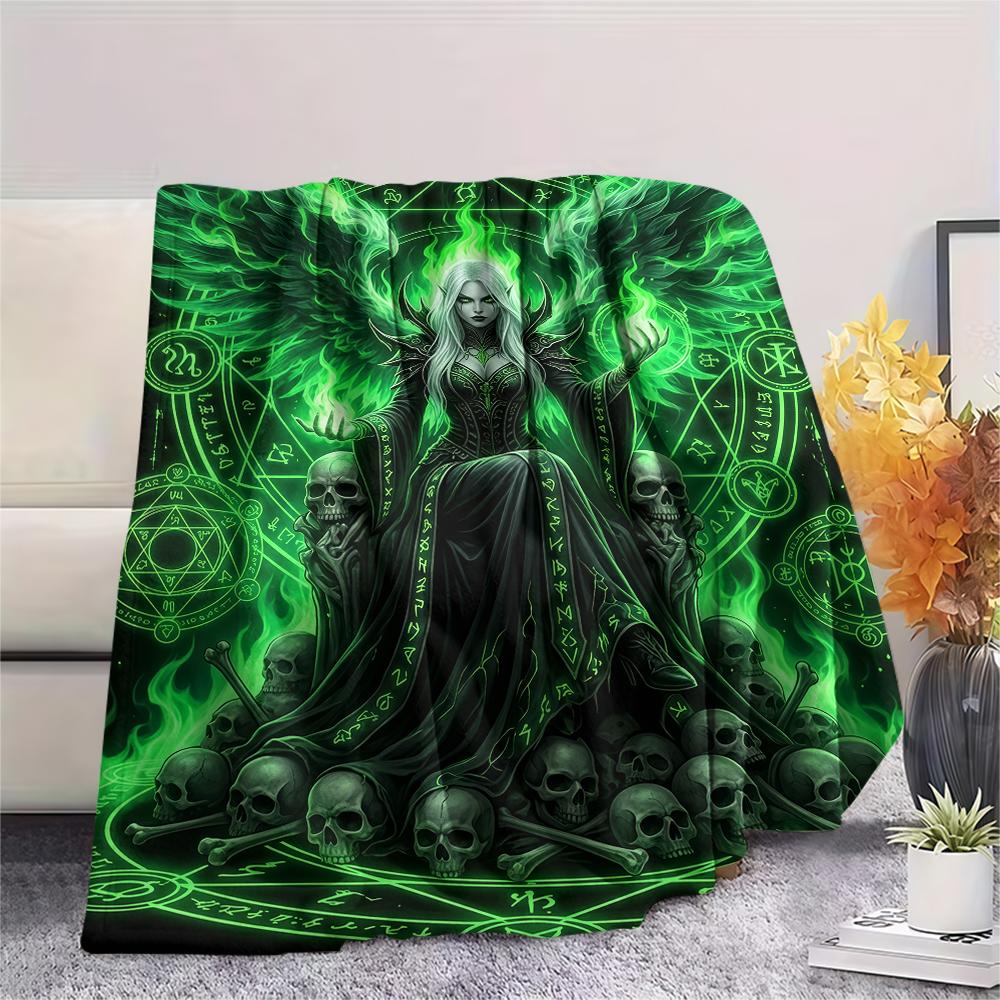 Seven Deadly Sins Print Flannel Blanket,High Quality Comfortable for All Seasons,Home Decor,Warmth and Comfort,Perfect for Christmas Gifts