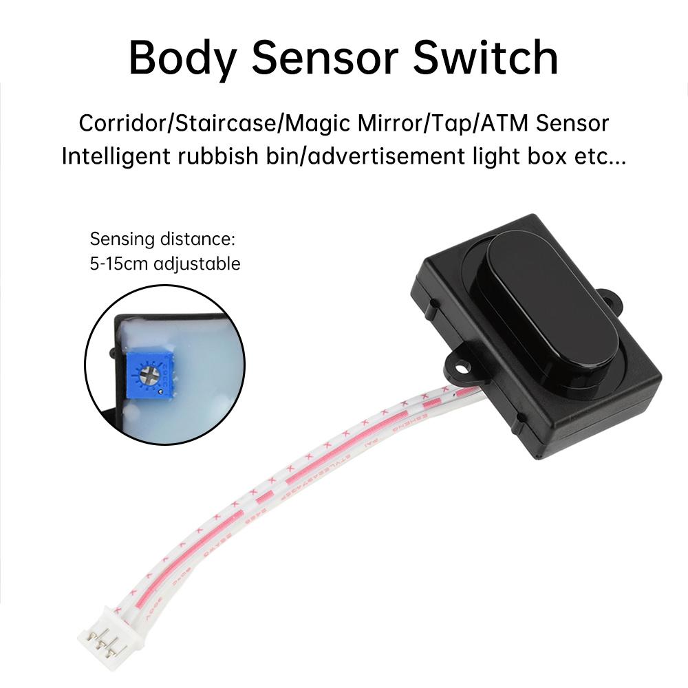 DC 5V Diffuse Reflection Sensor Infrared Proximity Switch Mirror Headlight Faucet Human Body Automatic Motion Sensor