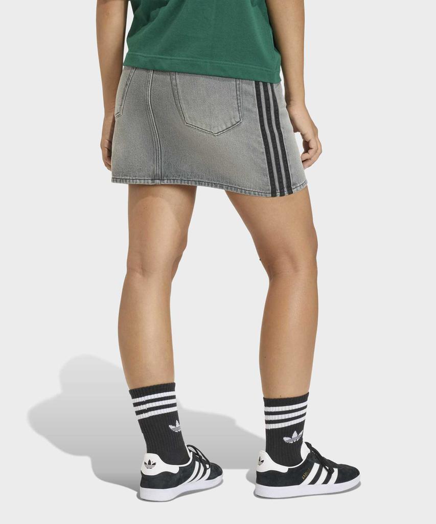 adidas 3-Stripe Denim Skirt - Washed Grey Denim / Kd2925