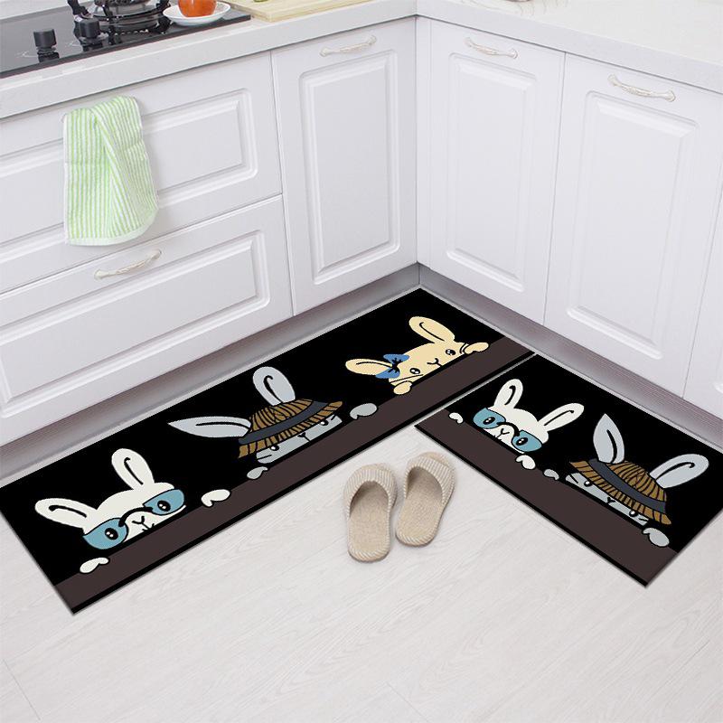 Absorbent Non-Slip Kitchen & Bathroom Floor Mat - Long Strip for Entrance, Bedroom, or Home Use