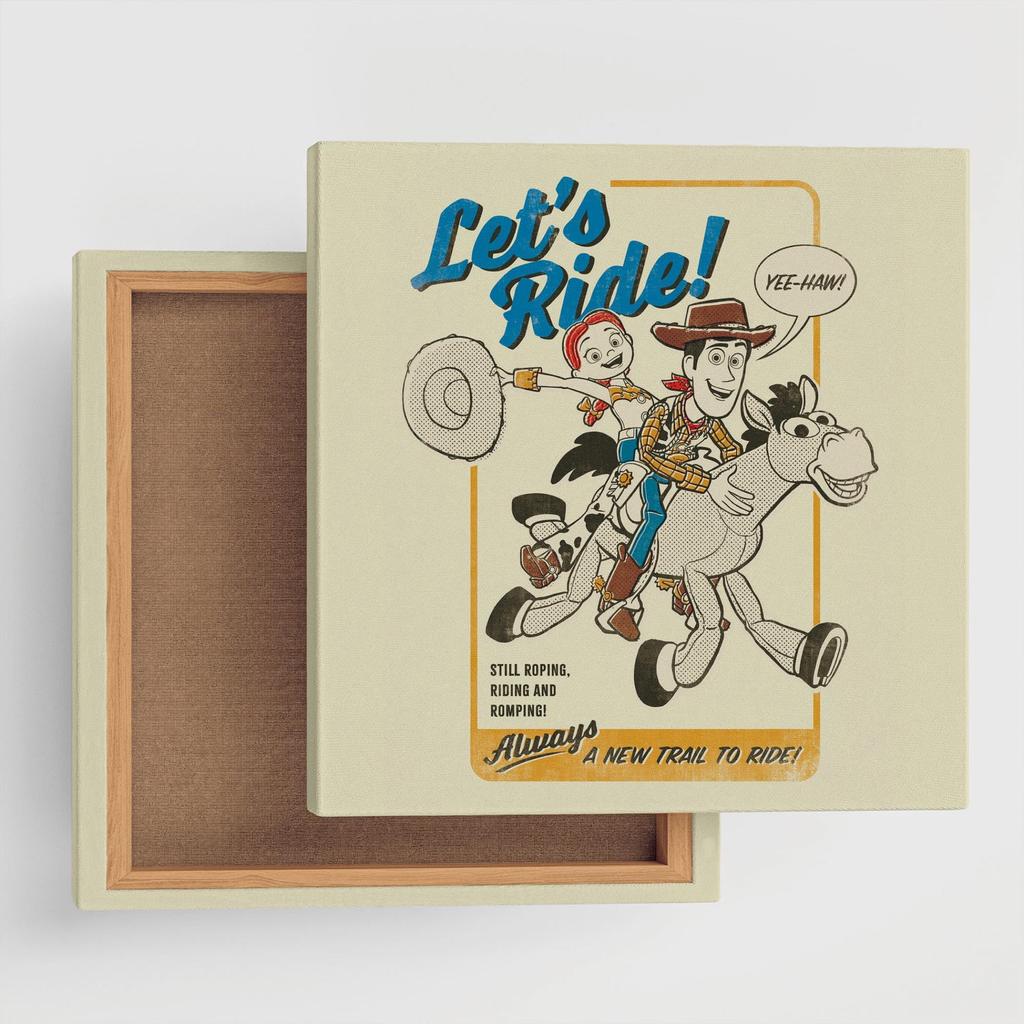 Art Deli Toy Story Poster Panel, 30cm x 30cm, Pixar, Made in Japan, Lightweight Fabric, pixa-1906-013