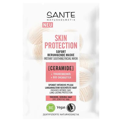 BIO-Mask SKIN PROTECТ Soothing for Dry and Sensitive Skin with Ceramides and Grape Seed and Shea Oils 2*4ml