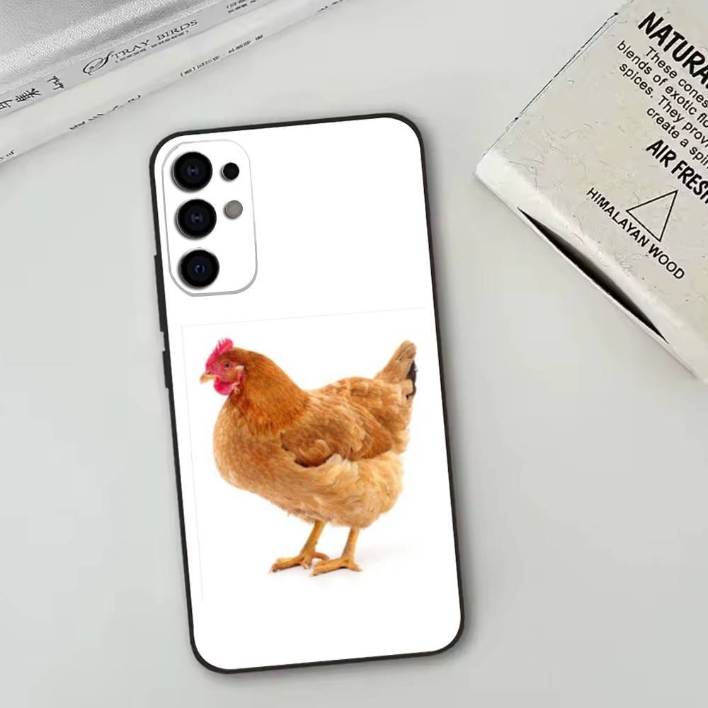 Chicken111   Phone Case Black Silicone Soft For Samsung S25,S24,S21,S22,S23,S30,Ultra,S20,Plus,Fe,Lite
