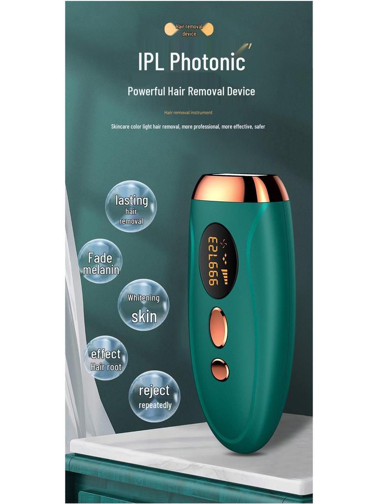 Laser Hair Removal & Skin Rejuvenation Device for Women - Home Use, Full Body, Underarm IPL Photonic Remover.