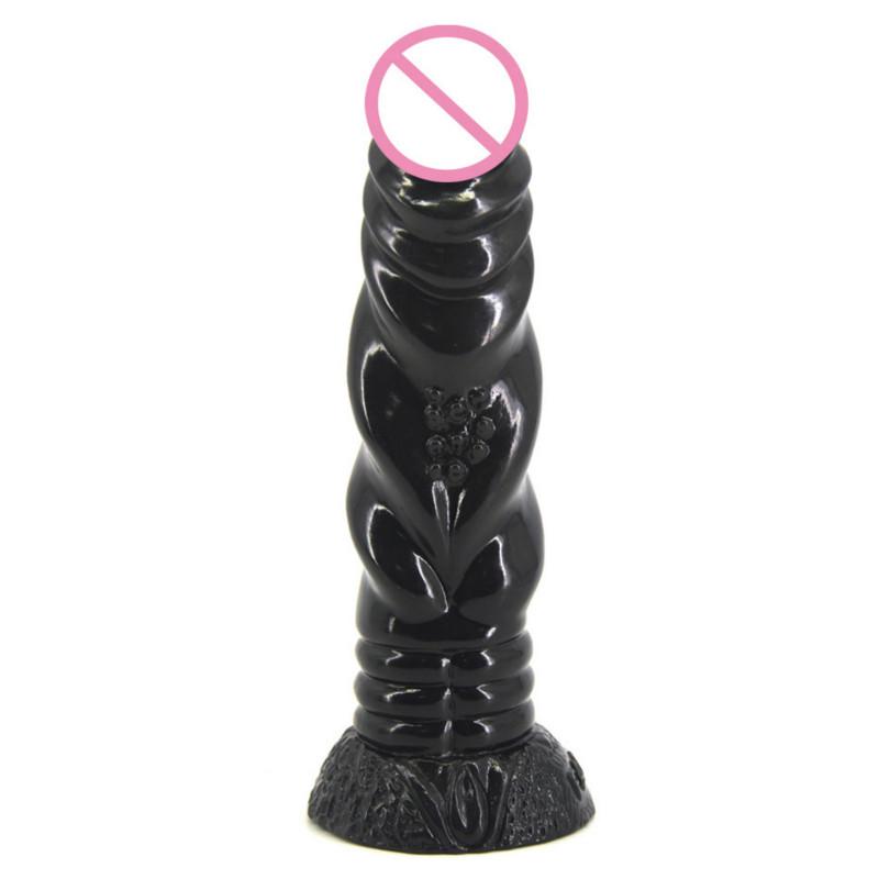 Realistic Silicone Dildo Thick Anal Plug Long Penis for Women with Thick Glans Real Dong and Powerful