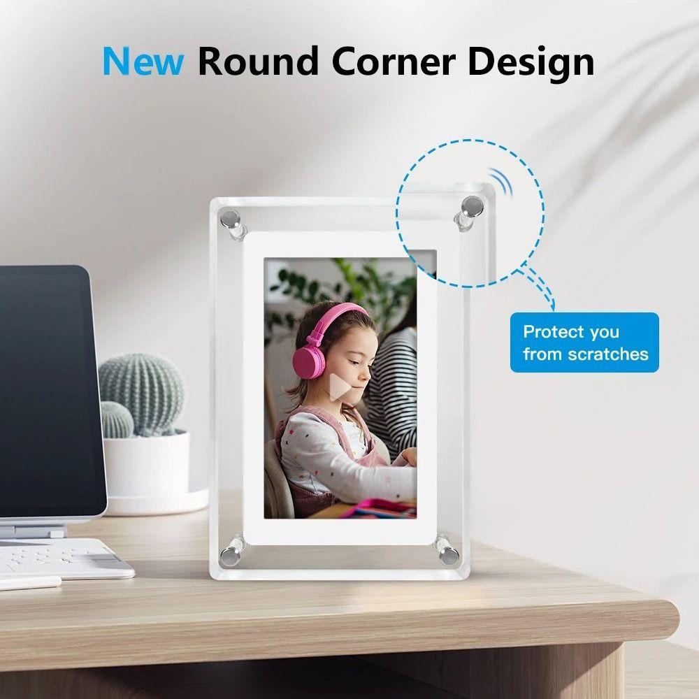 IPS Display Video Picture Frame 7inch Digital Album Gift Slideshow Frame  Home Decor