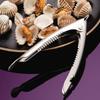 2pcs Stainless Steel Blood Clam Clip Rust-free Nuts Pliers Kitchen Gadget Crab Opener  Scallop