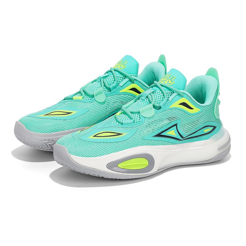 Actual combat basketball shoes men's breathable low-top cushioned wear sports shoes student rebound training running shoes