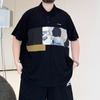 Senzație Premium Trendy Mărime Mare Absorbție Umezeală Calitate Moale Respirabil Polo Larg pentru Bărbați Rezistent la Șifonare Casual Sport cu Mânecă Scurtă Guler