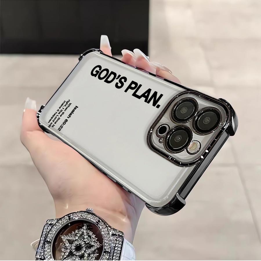 God's Plan Jesus Bible Verse Case for Samsung Galaxy A15 A33 A21s A35 A36 A52 A17 A13 A26 A16 A24 A25 Phone Cover
